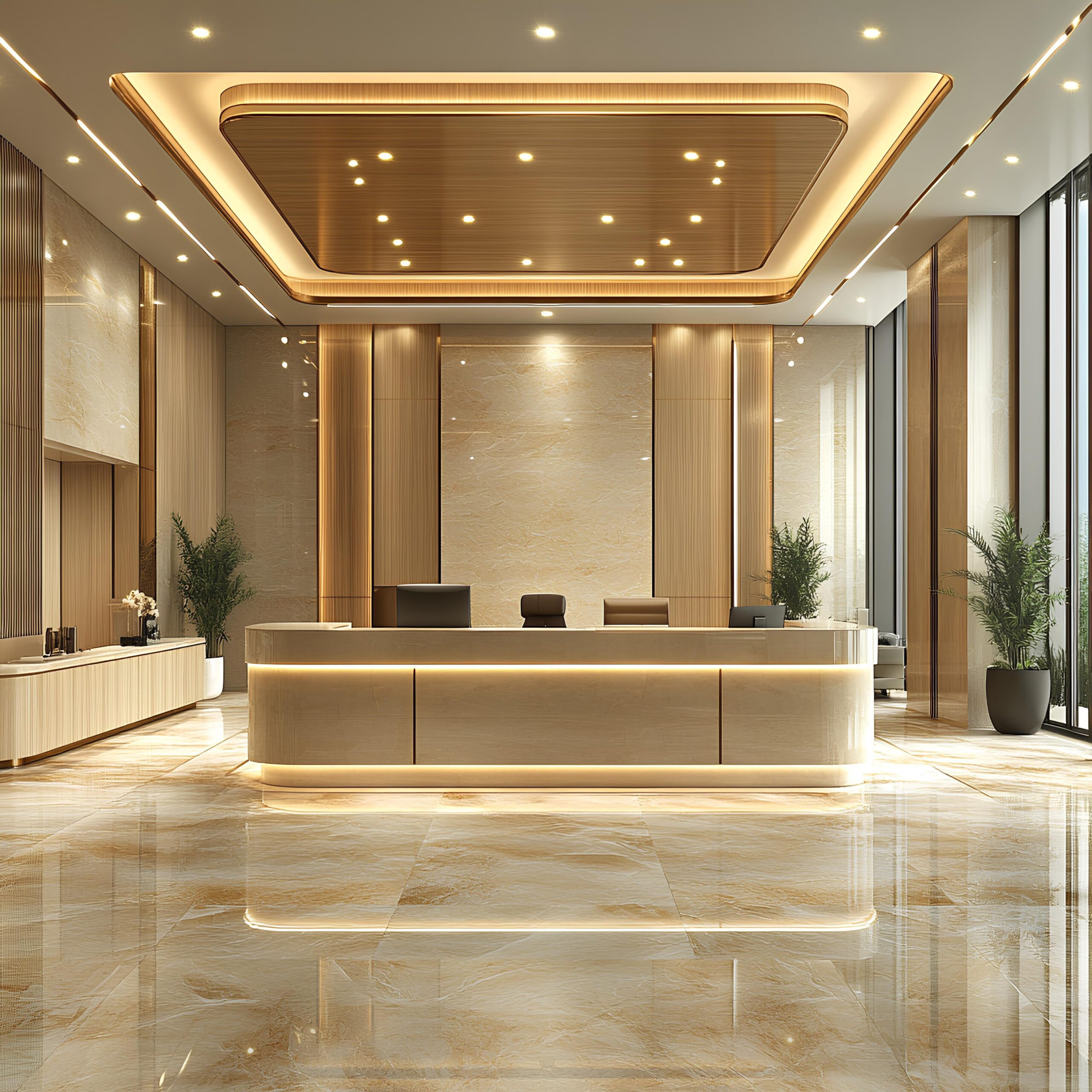Eleganckie wnętrze symbolizujące wysoki standard usług premium concierge i lifestyle management
